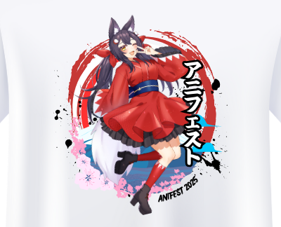 AniFest T-shirt design